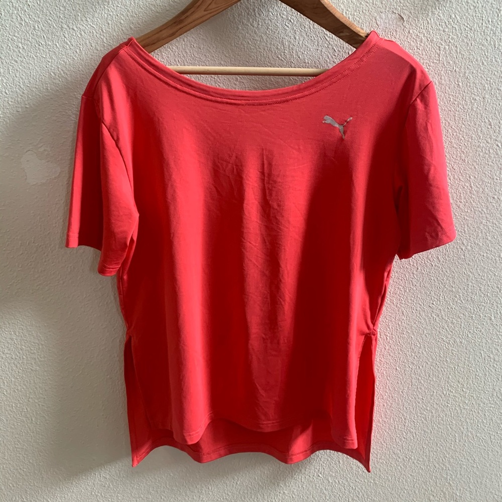 women’s puma athletic shirt pink Dry